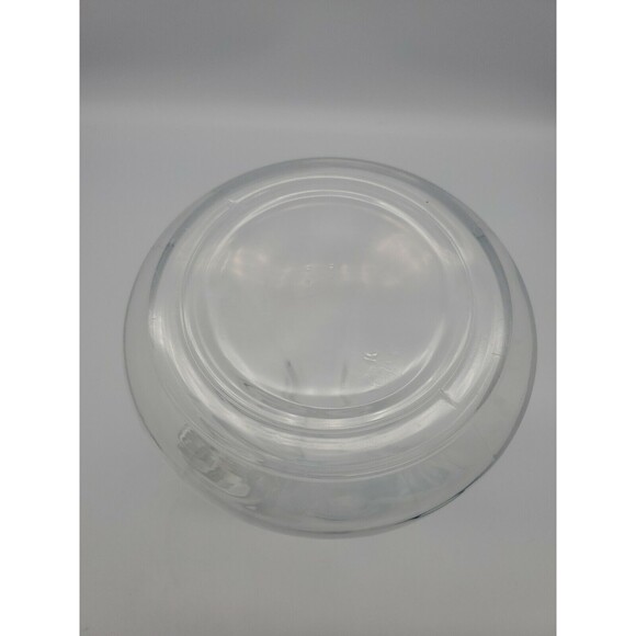 Clear Glass Ship's Decanter Liquor Wine Whiskey Heavy Stopper Wide Bottom VTG - Picture 6 of 12